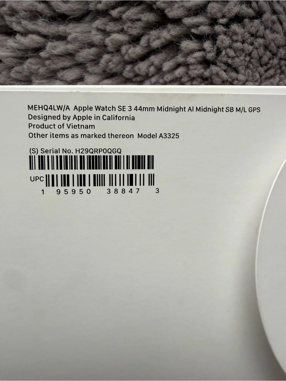 Apple Watch in Black with Black Sport Band